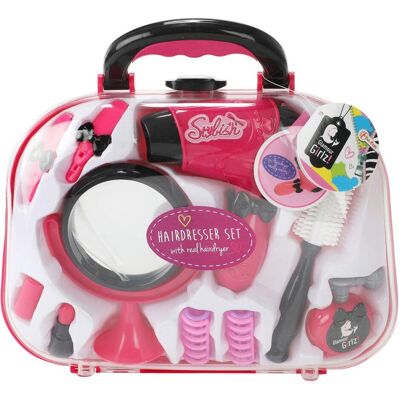 Ensemble de Coiffeur Glamour Shine - Sèche-cheveux, Accessoires, 3+ ans - Publicité Ensemble de Coiffeur Glamour Shine - Sèche-cheveux, Accessoires, 3+ ans - Publicité