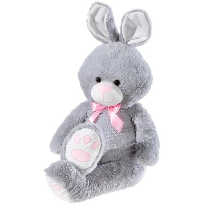 HEUNEC - Hase XL 100 cm - gris - Peluche - Publicité HEUNEC - Hase XL 100 cm - gris - Peluche - Publicité