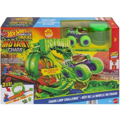 Hot Wheels Monster Trucks 1:64 Mutant Chaos Slime Loop - Publicité Hot Wheels Monster Trucks 1:64 Mutant Chaos Slime Loop - Publicité