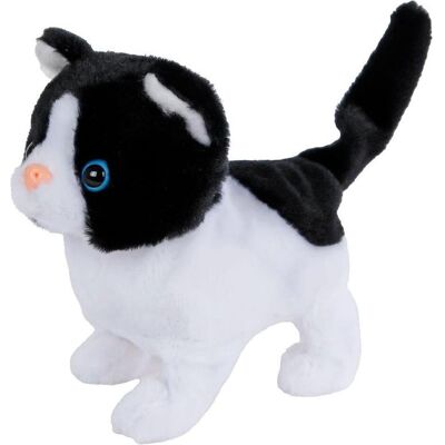 Take Me Home Chat interactif noir et blanc - 15,5cm - Publicité Take Me Home Chat interactif noir et blanc - 15,5cm - Publicité
