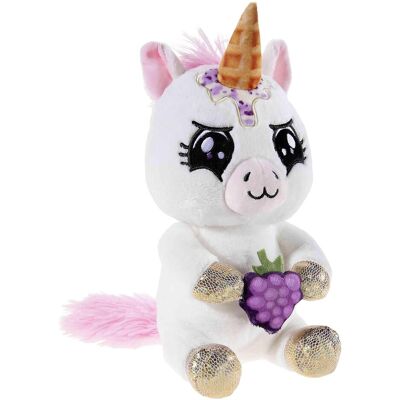 Heunec 324152 - Figurine en peluche Licorne Ice Baby Grapy 25cm - Publicité Heunec 324152 - Figurine en peluche Licorne Ice Baby Grapy 25cm - Publicité