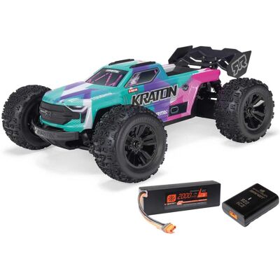 Arrma Truggy Mini Kraton 3S DSC 1:16, RTR Türkis/Pink (RTR Prêt à fonctionner) - Publicité Arrma Truggy Mini Kraton 3S DSC 1:16, RTR Türkis/Pink (RTR Prêt à fonctionner) - Publicité