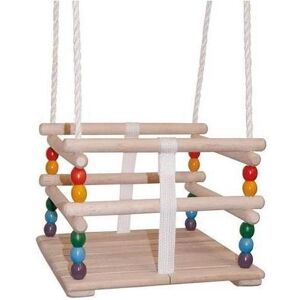 Woody Siège de balançoire pour tout-petits Wooden Baby 10315 - Publicité Woody Siège de balançoire pour tout-petits Wooden Baby 10315 - Publicité