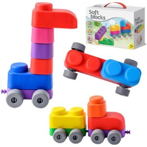 Activity Board Jouets, Jouets éducatifs, Blocs souples et roues - 10 blocs et 8 roues - Publicité Activity Board Jouets, Jouets éducatifs, Blocs souples et roues - 10 blocs et 8 roues - Publicité