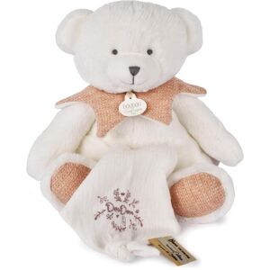 Doudou et Compagnie, Doudou, Bär mit Schmusetuch rosegold 30cm - Publicité Doudou et Compagnie, Doudou, Bär mit Schmusetuch rosegold 30cm - Publicité