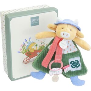 Doudou et Compagnie, Doudou, Kuh Aneth Schmusetuch mit Schnullerhalter 19cm - Publicité Doudou et Compagnie, Doudou, Kuh Aneth Schmusetuch mit Schnullerhalter 19cm - Publicité