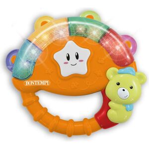 Bontempi Tambourin électronique pour bébé avec lumières et sons - Publicité Bontempi Tambourin électronique pour bébé avec lumières et sons - Publicité