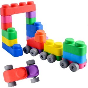 Activity Board Jouets, Jouets éducatifs, Blocs souples et roues - 15 blocs et 12 roues Jouets éducatifs - Publicité Activity Board Jouets, Jouets éducatifs, Blocs souples et roues - 15 blocs et 12 roues Jouets éducatifs - Publicité