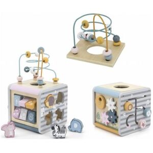 Viga Toys Cube d'activités pédagogiques en bois PolarB Viga - Publicité Viga Toys Cube d'activités pédagogiques en bois PolarB Viga - Publicité