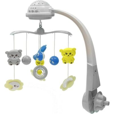 BABY MIX Carrousel avec projecteur - gris - Publicité BABY MIX Carrousel avec projecteur - gris - Publicité