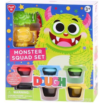 PlayGo Monster Gang Ton-Set - 6 Tontöpfe - Publicité PlayGo Monster Gang Ton-Set - 6 Tontöpfe - Publicité