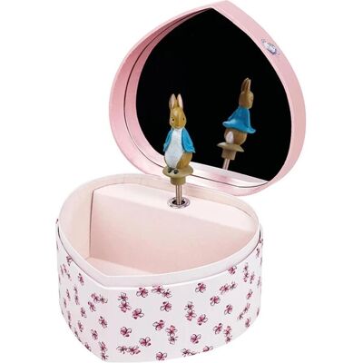 Trousselier, Boîte à musique, Boîte à musique Coeur, Pierre Lapin - Publicité Trousselier, Boîte à musique, Boîte à musique Coeur, Pierre Lapin - Publicité