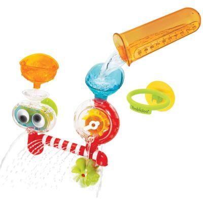 Jouet de bain multicolore Yookidoo - Laboratoire d'eau Spin 'N' Sprinkle - Accessoire pour bébé - Publicité Jouet de bain multicolore Yookidoo - Laboratoire d'eau Spin 'N' Sprinkle - Accessoire pour bébé - Publicité