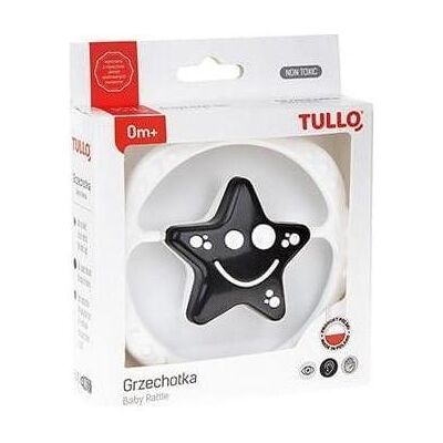 Tullo, Hochet, Hochet en tulle, noir - blanc, étoile, 156 - Publicité Tullo, Hochet, Hochet en tulle, noir - blanc, étoile, 156 - Publicité
