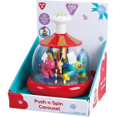PlayGo INFANT&TODDLER caruselė Spausk ir suk, 2480/1611 - Publicité PlayGo INFANT&TODDLER caruselė Spausk ir suk, 2480/1611 - Publicité