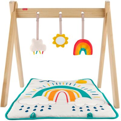 Fisher Price d'éveil + arche d'activité, Aktivitätsturnhalle aus Holz - Publicité Fisher Price d'éveil + arche d'activité, Aktivitätsturnhalle aus Holz - Publicité
