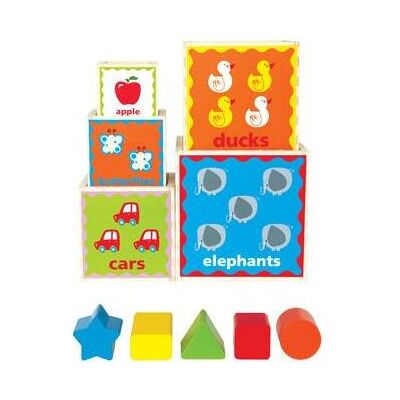 Hape Pyramide à empiler 10pcs. Publicité Hape Pyramide à empiler 10pcs. Publicité
