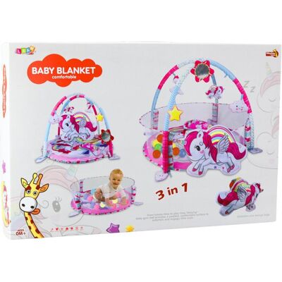 Lean Toys, Tapis d'éveil + arche d'activité, Leantoys Pädagogische Babymatte 3in1 - Publicité Lean Toys, Tapis d'éveil + arche d'activité, Leantoys Pädagogische Babymatte 3in1 - Publicité