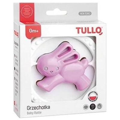 Tullo, Hochet, Rosa und graue Hasenrassel - Publicité Tullo, Hochet, Rosa und graue Hasenrassel - Publicité