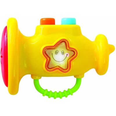 Play Baby Rockstar Trompette - Couleurs Vives - Instrument de Musique pour Enfants - Publicité Play Baby Rockstar Trompette - Couleurs Vives - Instrument de Musique pour Enfants - Publicité
