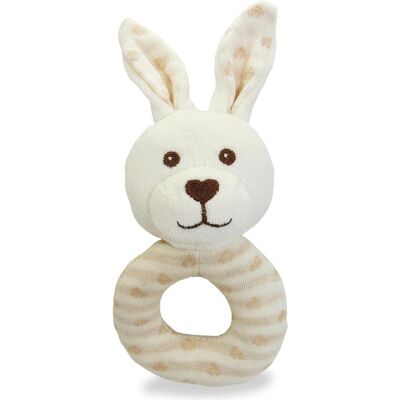 Grünspecht Hochet en peluche en forme de lapin - Jouet bébé - Publicité Grünspecht Hochet en peluche en forme de lapin - Jouet bébé - Publicité