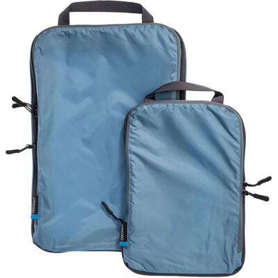 Cocoon Sac à vêtements Squeezer Comp Packing Cube L, 36 x 26 x 8 cm, Organisateur de voyage, Bleu - Publicité Cocoon Sac à vêtements Squeezer Comp Packing Cube L, 36 x 26 x 8 cm, Organisateur de voyage, Bleu - Publicité