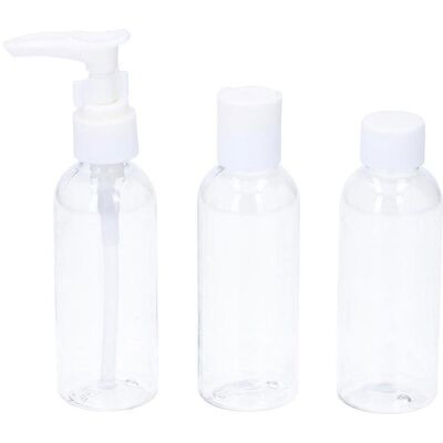 Ensemble de Voyage Dunlop de Bouteilles - Articles de toilette et cosmétiques - Publicité Ensemble de Voyage Dunlop de Bouteilles - Articles de toilette et cosmétiques - Publicité