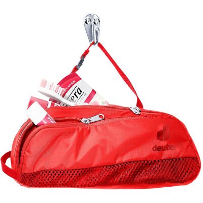 Deuter Wash Bag Tour II, Trousse de toilette, Rouge - Publicité Deuter Wash Bag Tour II, Trousse de toilette, Rouge - Publicité