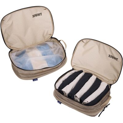 Thule clean/dirty packing cube, Organisateur de voyage, Beige - Publicité Thule clean/dirty packing cube, Organisateur de voyage, Beige - Publicité