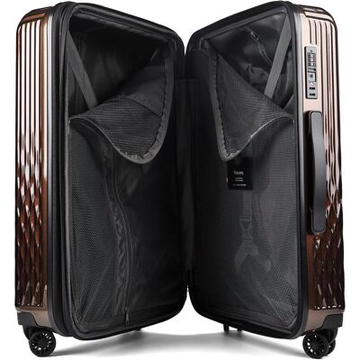 Pack Easy Flow, Trolley, Valise, Marron - Publicité Pack Easy Flow, Trolley, Valise, Marron - Publicité