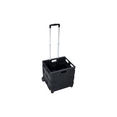 pavo, Sac à commissions, Diable de transport pliable avec boîte pliante, capacité de charge : jusqu'à 35 kg, Noir - Publicité pavo, Sac à commissions, Diable de transport pliable avec boîte pliante, capacité de charge : jusqu'à 35 kg, Noir - Publicité