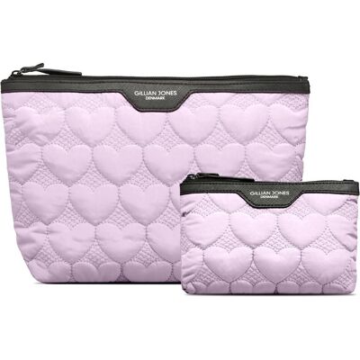 Cimi Gillian Jones - Urban Travel 2-teiliges Set - Lila Herzen - Lilla, Trousse de toilette, Violet - Publicité Cimi Gillian Jones - Urban Travel 2-teiliges Set - Lila Herzen - Lilla, Trousse de toilette, Violet - Publicité