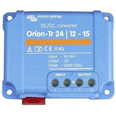 Convertisseur DC Victron Energy Orion-Tr 24/12-15A 120 W - 24V à 12.5V, 20A - Publicité Convertisseur DC Victron Energy Orion-Tr 24/12-15A 120 W - 24V à 12.5V, 20A - Publicité