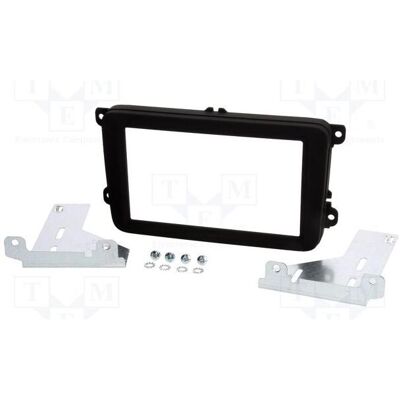 Per.Pic., Installation autoradio, Cadre pour autoradio VW 2 DIN, couleur graphite - Publicité Per.Pic., Installation autoradio, Cadre pour autoradio VW 2 DIN, couleur graphite - Publicité