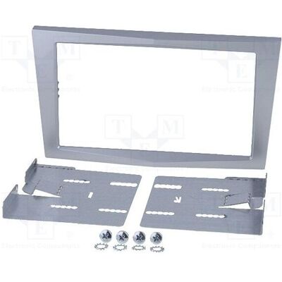 Per.Pic., Installation autoradio, Cadre radio Opel 2 DIN argent brillant - Publicité Per.Pic., Installation autoradio, Cadre radio Opel 2 DIN argent brillant - Publicité