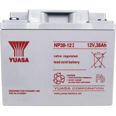 Yuasa Batterie au plomb 12 V 38 Ah NP38-12 NP (12 V) - Publicité Yuasa Batterie au plomb 12 V 38 Ah NP38-12 NP (12 V) - Publicité