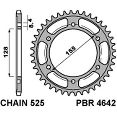 Pbr, Moto : accessoires, PIGNON ARRIÈRE 4642 38 C45 KTM 1290 SUPERDUKE (13-20) (CHAÎNE 525) (JTR893.38) (ACIER TREMPÉ) - Publicité Pbr, Moto : accessoires, PIGNON ARRIÈRE 4642 38 C45 KTM 1290 SUPERDUKE (13-20) (CHAÎNE 525) (JTR893.38) (ACIER TREMPÉ) - Publicité
