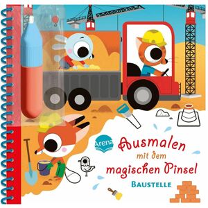 Arena Ausmalen mit dem magischen Pinsel. Baustelle - Publicité Arena Ausmalen mit dem magischen Pinsel. Baustelle - Publicité