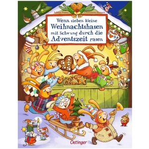 Oetinger Wenn sieben kleine Weihnachtshasen mit Schwung... Publicité Oetinger Wenn sieben kleine Weihnachtshasen mit Schwung... Publicité