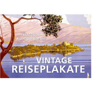 Anaconda, Carte de vœux + papier à lettres, Postkarten-Set Vintage-Reiseplakate (20 pcs) - Publicité Anaconda, Carte de vœux + papier à lettres, Postkarten-Set Vintage-Reiseplakate (20 pcs) - Publicité