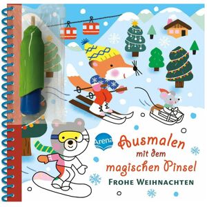 Arena Coloriage avec le pinceau magique. Joyeux Noël - Publicité Arena Coloriage avec le pinceau magique. Joyeux Noël - Publicité