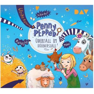D.A.V. Penny Pepper 11 - Attaque dans le poulailler!, Livres audio de Lisa Hnsch, Luisa Wietzorek, Ulrike Rylance, Jana Ronte - Publicité D.A.V. Penny Pepper 11 - Attaque dans le poulailler!, Livres audio de Lisa Hnsch, Luisa Wietzorek, Ulrike Rylance, Jana Ronte - Publicité