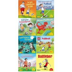 Carlsen Pixi-8er-Set 310: Pixi im Fussballfieber (8x1 Exemplar), Livres audio de Divers - Publicité Carlsen Pixi-8er-Set 310: Pixi im Fussballfieber (8x1 Exemplar), Livres audio de Divers - Publicité