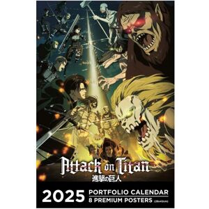 PIKA, Agenda, Attaque sur Titan : calendrier portfolio 2025 : 8 posters premium - Publicité PIKA, Agenda, Attaque sur Titan : calendrier portfolio 2025 : 8 posters premium - Publicité