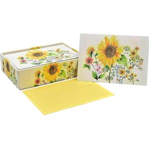 Peter Pauper, Carte de vœux + papier à lettres, Mini Sonnenblumen Aquarellkarten (15 pcs) - Publicité Peter Pauper, Carte de vœux + papier à lettres, Mini Sonnenblumen Aquarellkarten (15 pcs) - Publicité