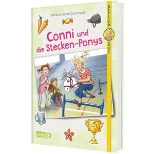 Carlsen L'aventure avec Conni 4 : Conni et les poneys à pédales, Livres audio de Barbara Iland-Olschewski - Publicité Carlsen L'aventure avec Conni 4 : Conni et les poneys à pédales, Livres audio de Barbara Iland-Olschewski - Publicité