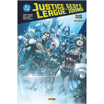 Panini Justice League von Geoff Johns (Deluxe Edition), Fiction de Geoff Johns, Jason Fabok - Publicité Panini Justice League von Geoff Johns (Deluxe Edition), Fiction de Geoff Johns, Jason Fabok - Publicité