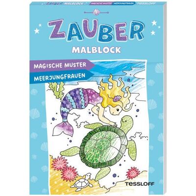 Tessloff Zaubermalblock. Magische Muster. Meerjungfrauen - Publicité Tessloff Zaubermalblock. Magische Muster. Meerjungfrauen - Publicité