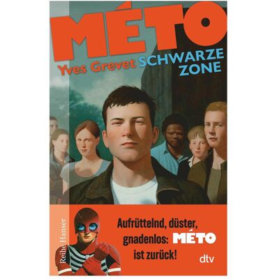 DTV MÉTO Schwarze Zone, Livre pour enfants de Yves Grevet - Publicité DTV MÉTO Schwarze Zone, Livre pour enfants de Yves Grevet - Publicité