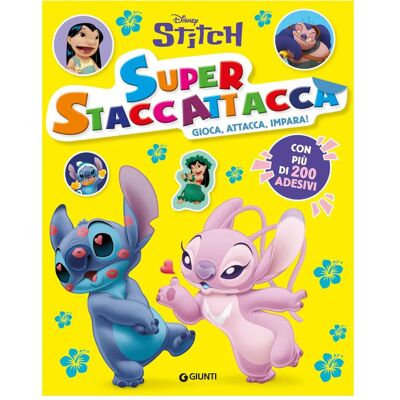 Disney Editions, Autocollants, Stitch. Superstaccattacca. Gioca, attacca, impara. Con adesivi. Ediz. a colori (200 Autocollants) - Publicité Disney Editions, Autocollants, Stitch. Superstaccattacca. Gioca, attacca, impara. Con adesivi. Ediz. a colori (200 Autocollants) - Publicité